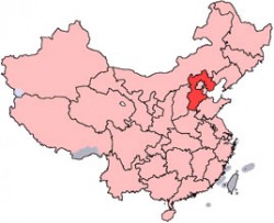 Map of Hebei Province
