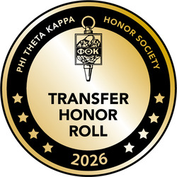 Phi Theta Kappa Honor Society Transfer Honor Roll Badge