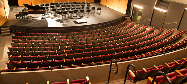 Image of performing arts hall facility 