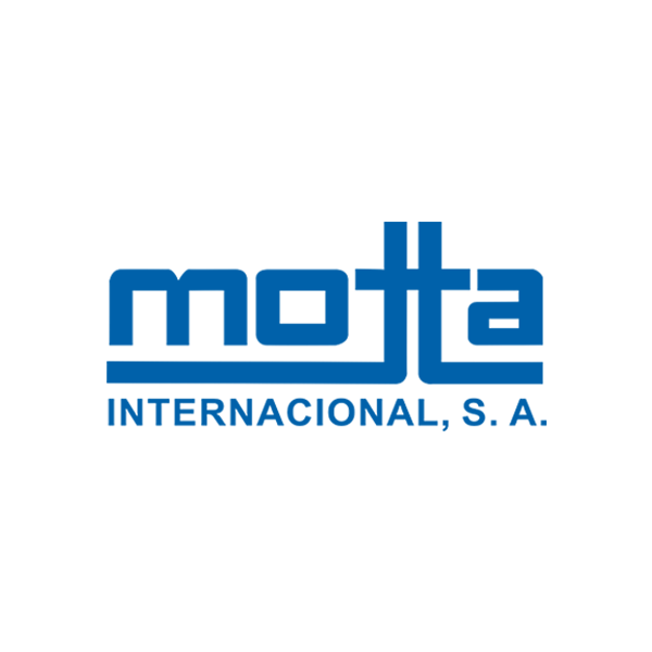 Motta Internacional, S. A. logo in blue text on a white background.