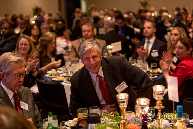 Justice Waterman photo at dinner