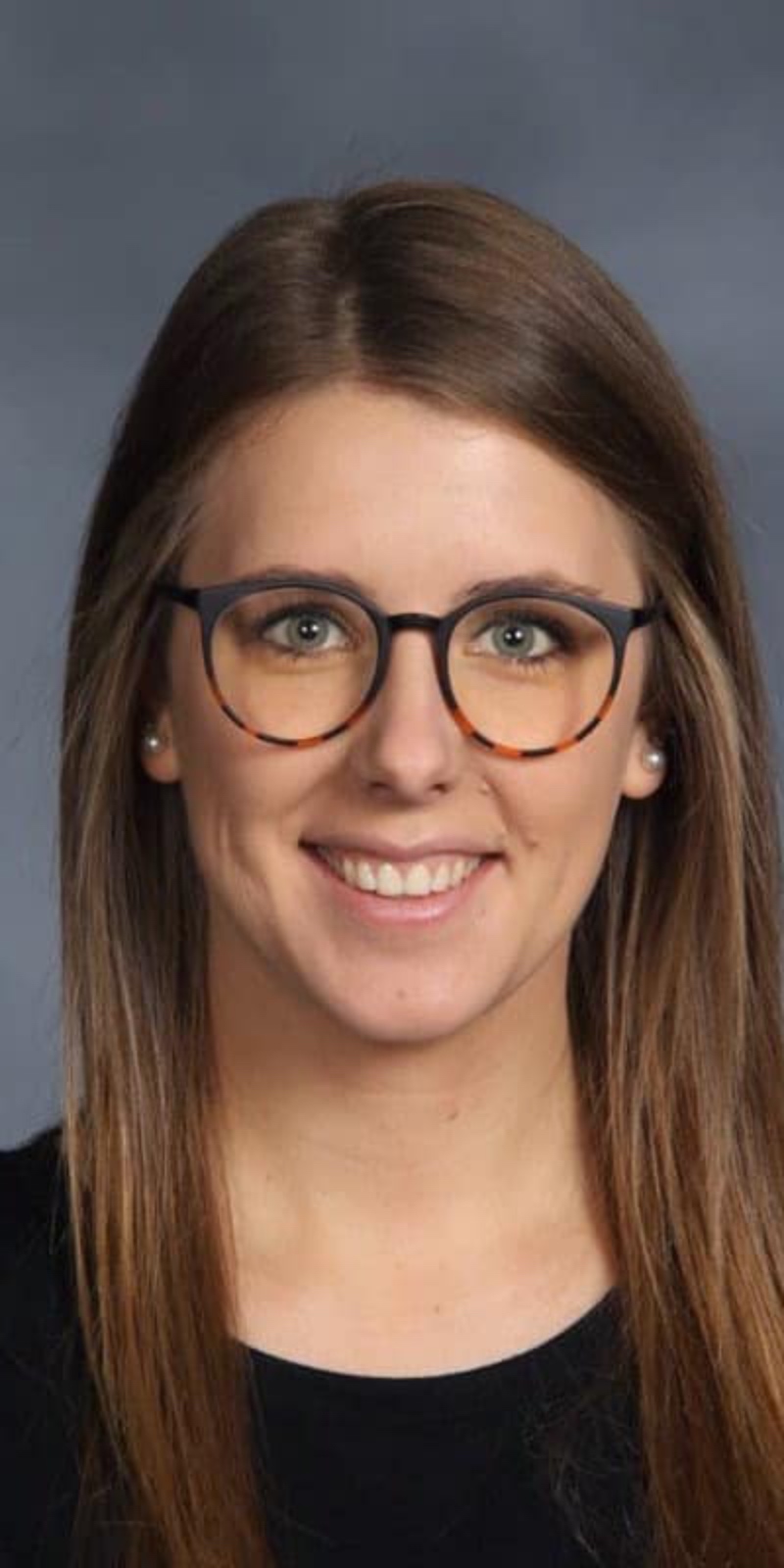 assistant principal abby wilcox smiling at the camera