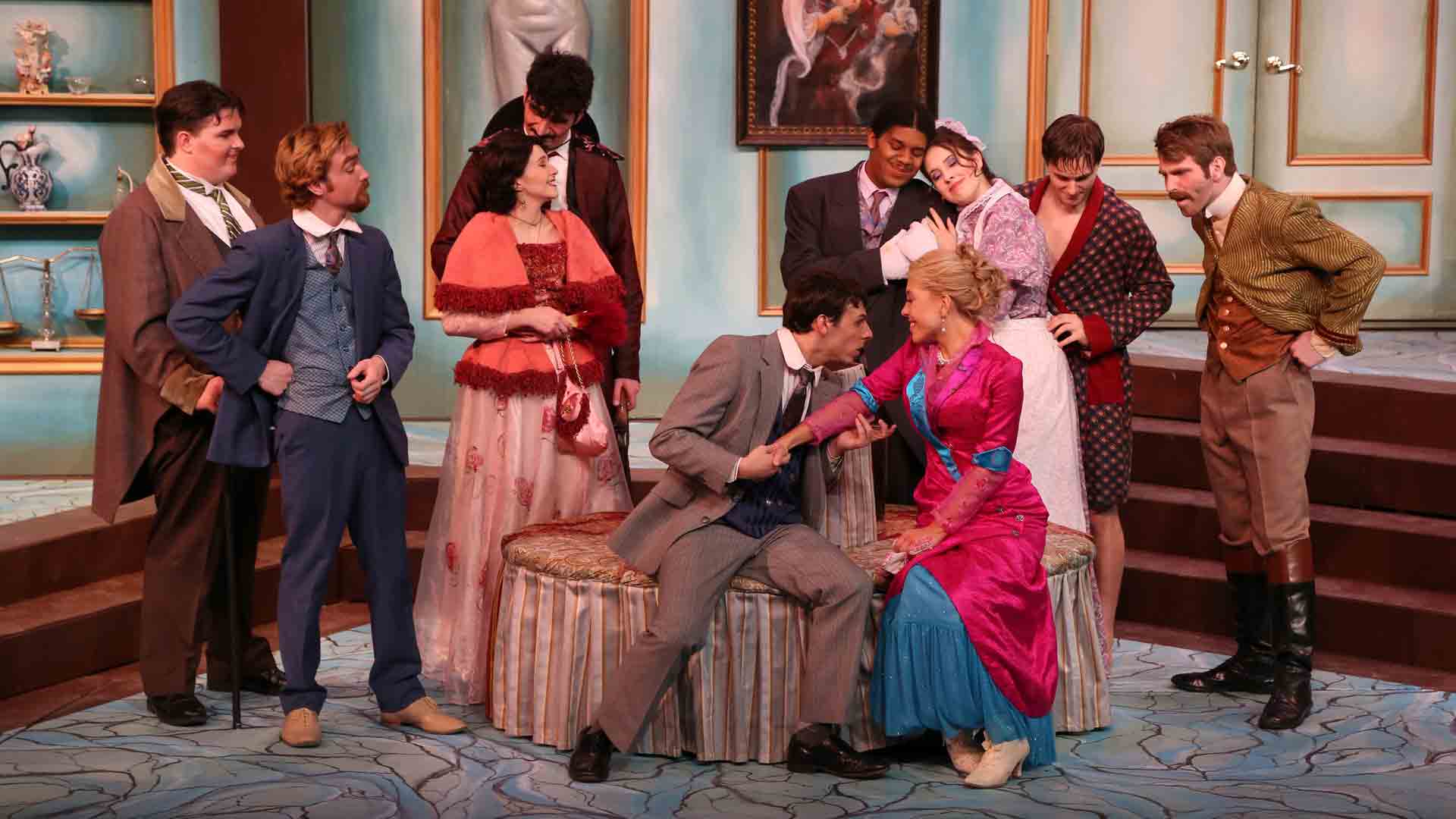 A period stage production put on by Theatre Majors from Drake University