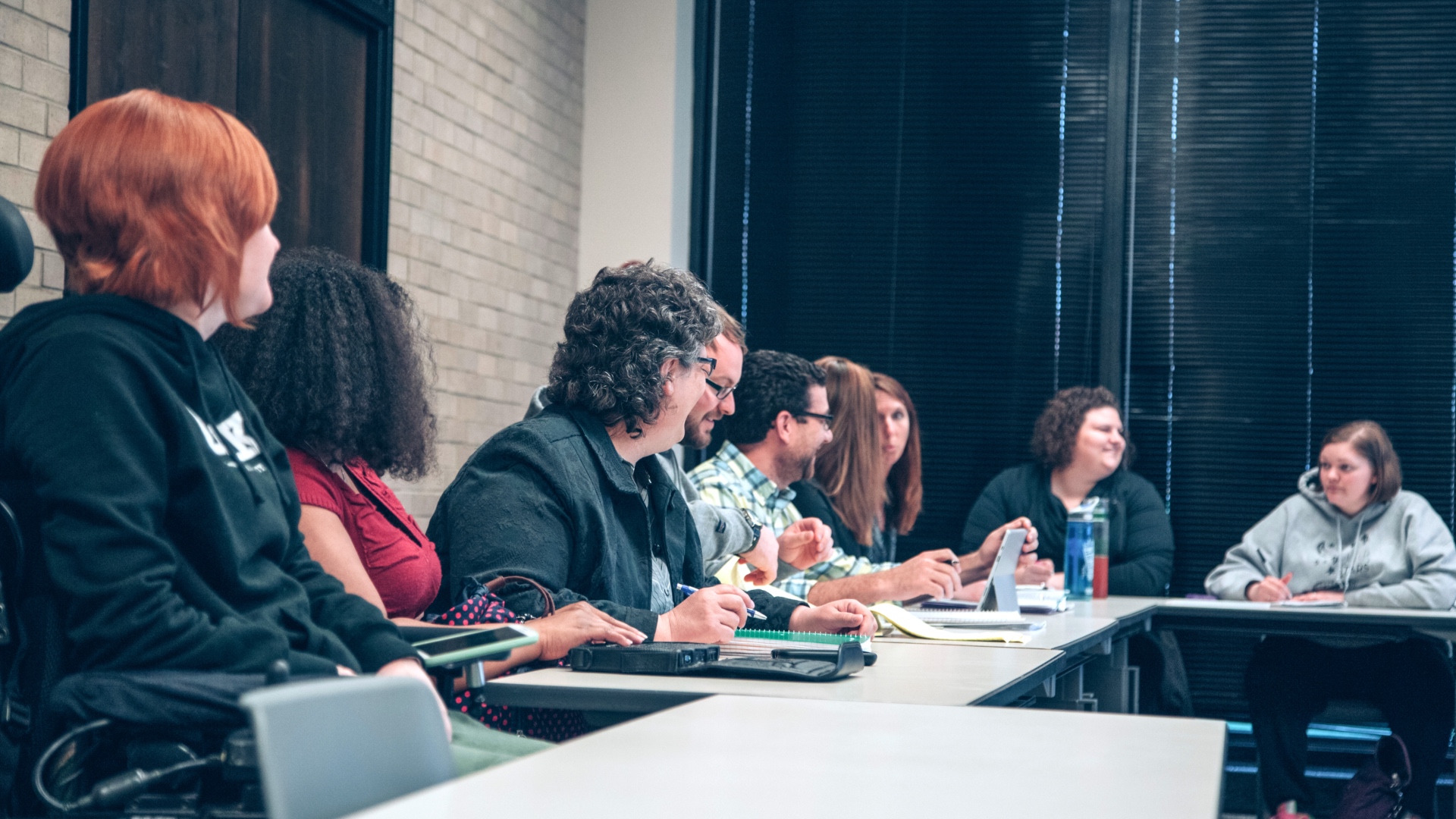 Rehab counseling students in class