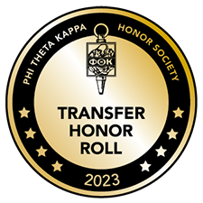 Phi Theta Kappa Honor Society - Transfer Honor Roll Badge - 2023