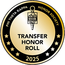 Phi Theta Kappa Honor Society - Transfer Honor Roll Badge - 2025
