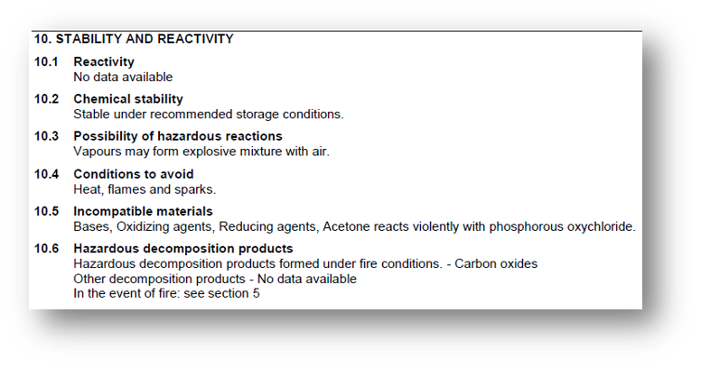 Safety Data Sheets | Drake University
