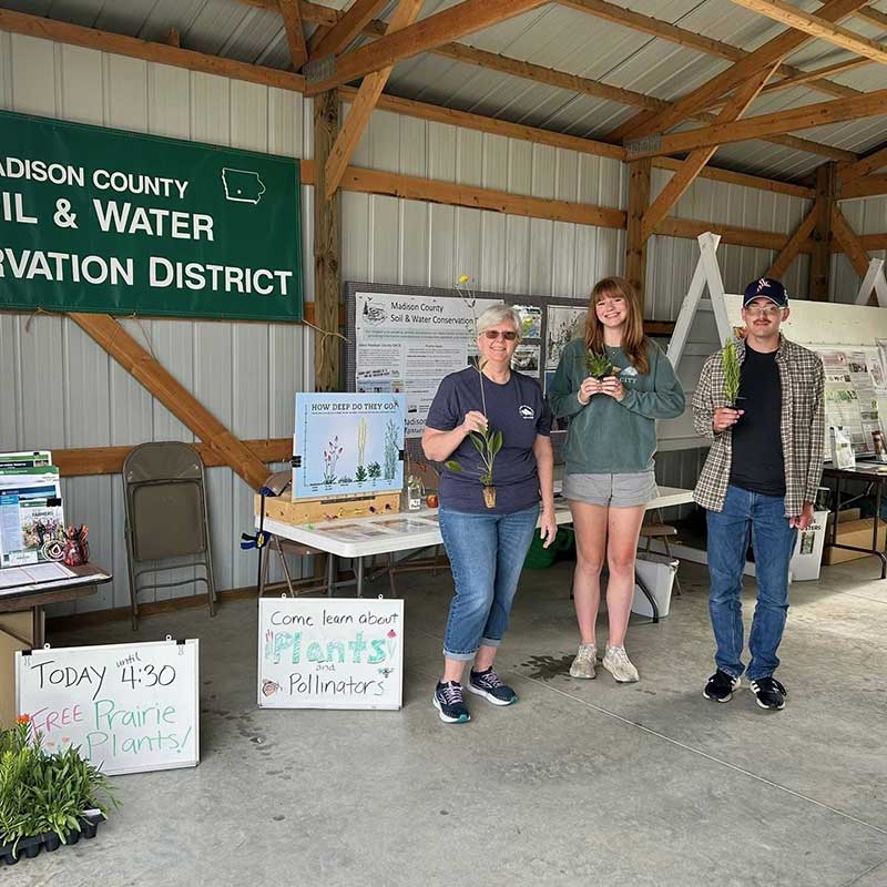 Darby Russell in Madison County Iowa.