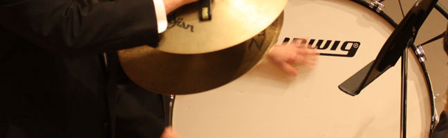 Photo of percussion instruments.