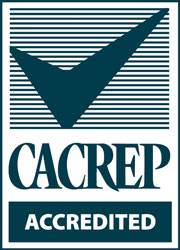 cacrep logo with a green checkmark